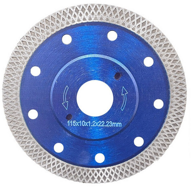 tinduo 그라인더 타일날 다이아몬드 터보날 4/4.5/5인치 파란색, 115mm, 1개