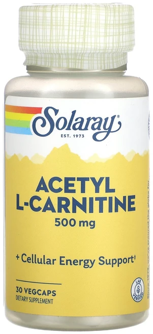 솔라레이 아세틸 l-카르니틴 500mg 30 베지캡슐, 1개, 30정 - 쿠팡