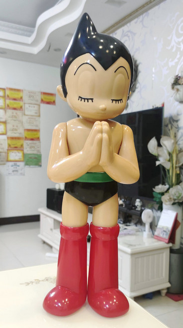 아톰 우주소년 부처님 합장 대형 모델 핸드메이드 60cm 피규어, 60cm 불교 아톰, 1개