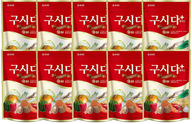 북설악 구시다 플러스(200g) 황태 웰빙 구시다 플러스 천연조미료, 200g, 10개