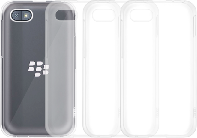 블랙베리 Q5 울트라 슬림핏 투명 케이스 3개