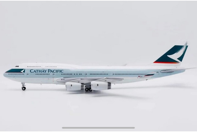 JC 1/200 CATHAY PACIFIC 747-400 VR-HOV 飛機模型 SA2017, 1個