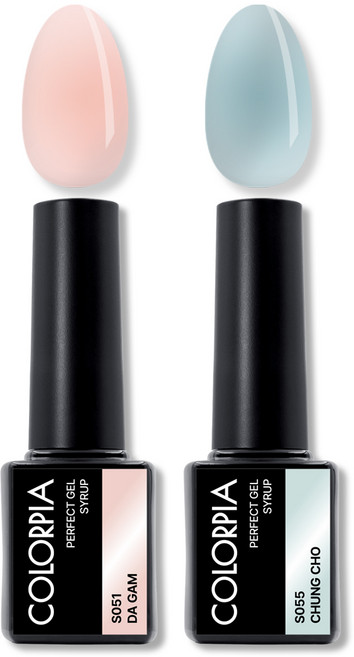 칼라피아 원스텝 퍼펙트젤 시럽 젤네일 세트, 1세트, 08. 다감+청초