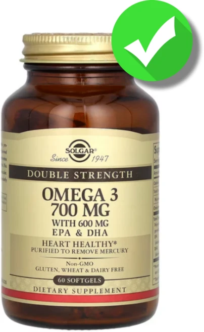 솔가 오메가3 EPA DHA 더블 스트렝스 700mg 60정, 1개 - 쿠팡
