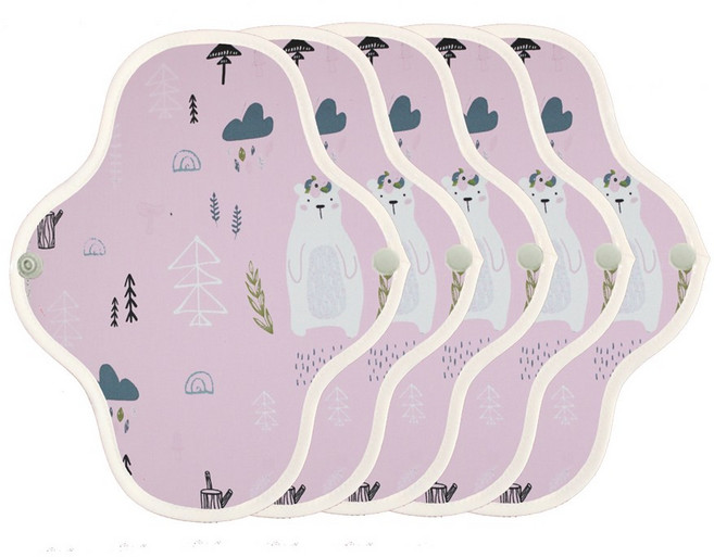 면달셋 면생리대 / 소형 5장 / 식약처고시 발암물질 없는 생리대, 1개, 소형/라이트