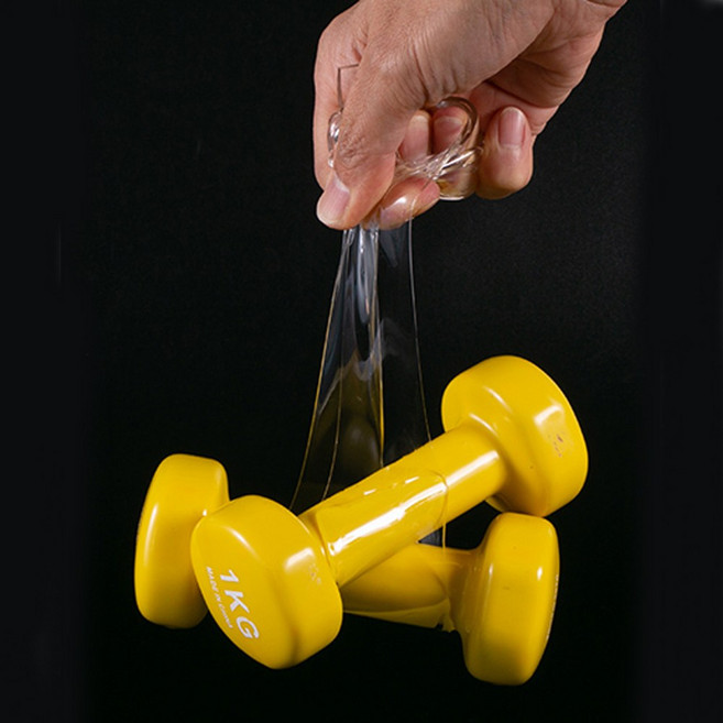 인터바겐 초강력 실리콘양면테이프 자국없는테이프 주방 매직 괴물 재사용 테이프 1mm*20mm*5M, 2개