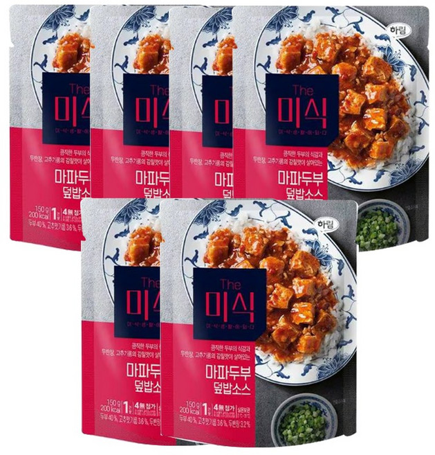 더미식 마파두부 덮밥소스, 6개, 150g
