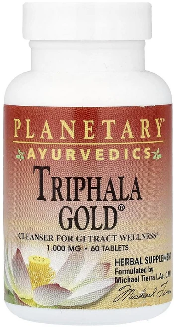 플래니터리허벌 아유르베다 Triphala Gold 트리팔라 골드 타블렛 60정, 1 - 쿠팡