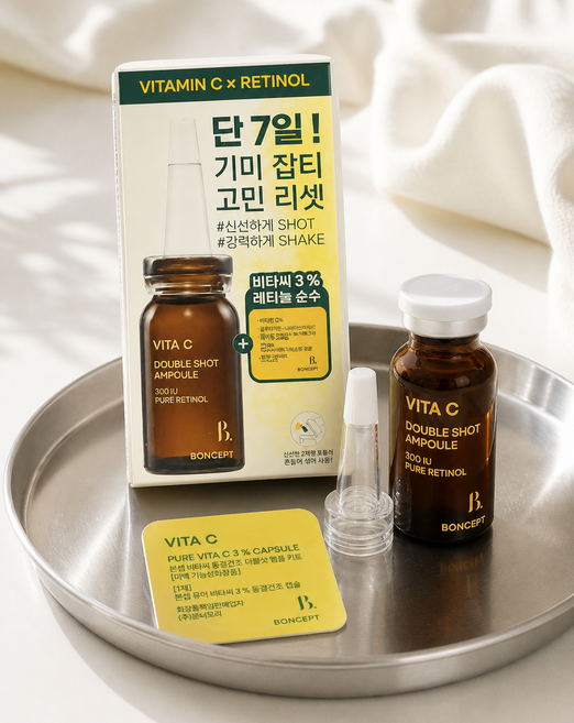본셉 비타씨 동결 건조 더블샷 앰플 키트, 4개, 10ml