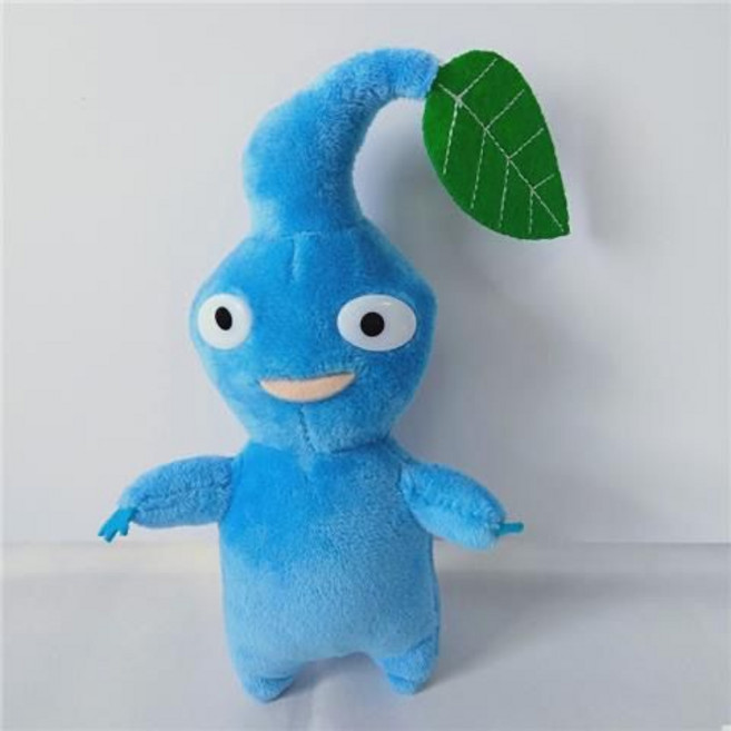 任天堂遊戲皮克敏毛絨玩具娃娃, 1個, 藍色葉子款