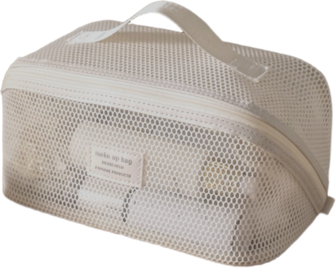 파인바잉 대용량 메쉬 화장품 파우치