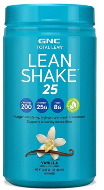 GNC 린 쉐이크 25 바닐라 816g 분리 유청 단백질 프로틴 Lean, 1개