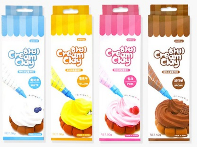 (TD) 하비크림클레이50g, 핑크, 1개