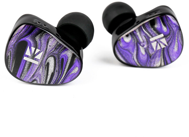 Keephifi KBEAR Alkaid KB03 1 DD+1 BA+골전도 하이브리드 하이파이 이어폰, 자주색