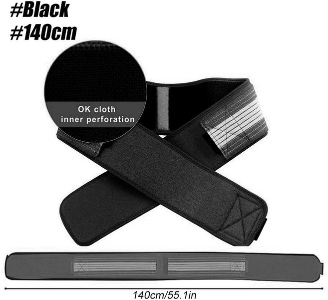 통증 완화 허리 보조기 좌골 신경통 엉덩이 척추 조절 요추 남녀 공용 통기성 벨트, 1개