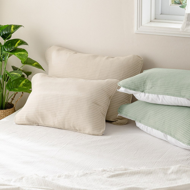 코튼베딩 밴딩 베개커버 2p 모음