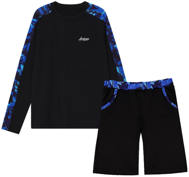 슈가비치 남아용 래쉬가드 상하 세트 BH24-17