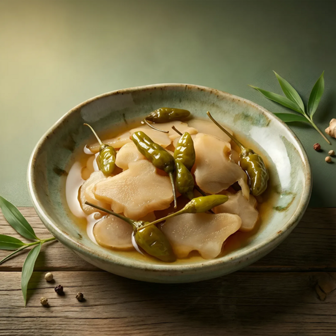 고향의 맛 돼지감자 맛있는 장아찌 아삭한식감 새콤한 맛 별미 간편 반찬, 1개, 1kg