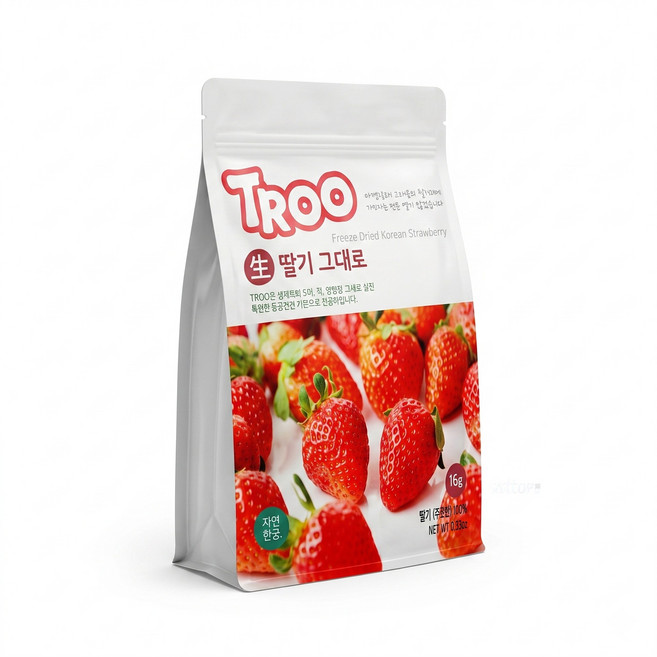 TROO 동결건조 과일칩 딸기 사과 바나나 블루베리 망고 파인애플 7종 x 2(14봉), 2개