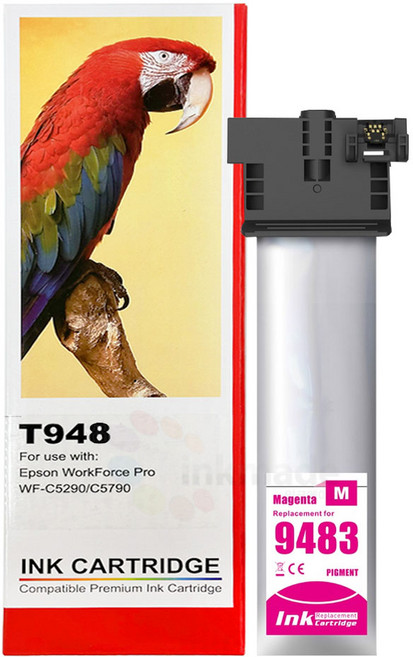 엡손 T948 호환잉크 WF-C5790 WF-C5290 T948100 T948200 T948300 T948400, 3.빨강표준용량호환잉크, 1개