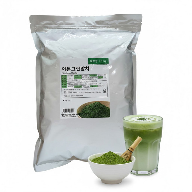 이든 그린말차 1kg 말차 가루 말차분말, 1개