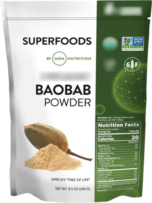 엠알엠 로우 바오밥 파우더, 1개, 240g - 쿠팡