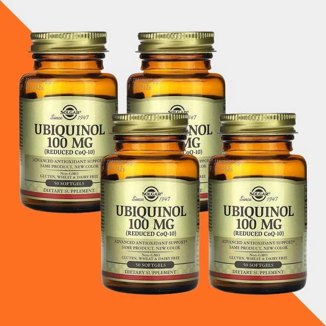솔가 유비퀴놀 환원형 코큐텐 100mg 50정 코엔자임Q10 COQ10 4개 - 쿠팡