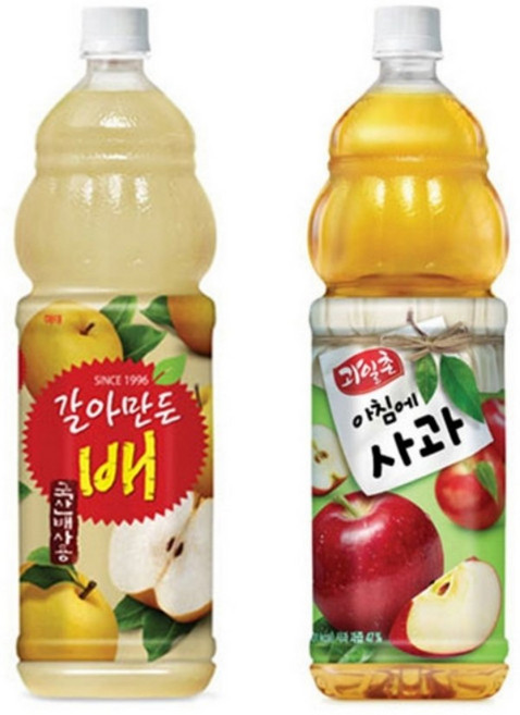 제이마트 해태 갈아만든배3개+아침에사과3개 1.5L 총6개, 6개