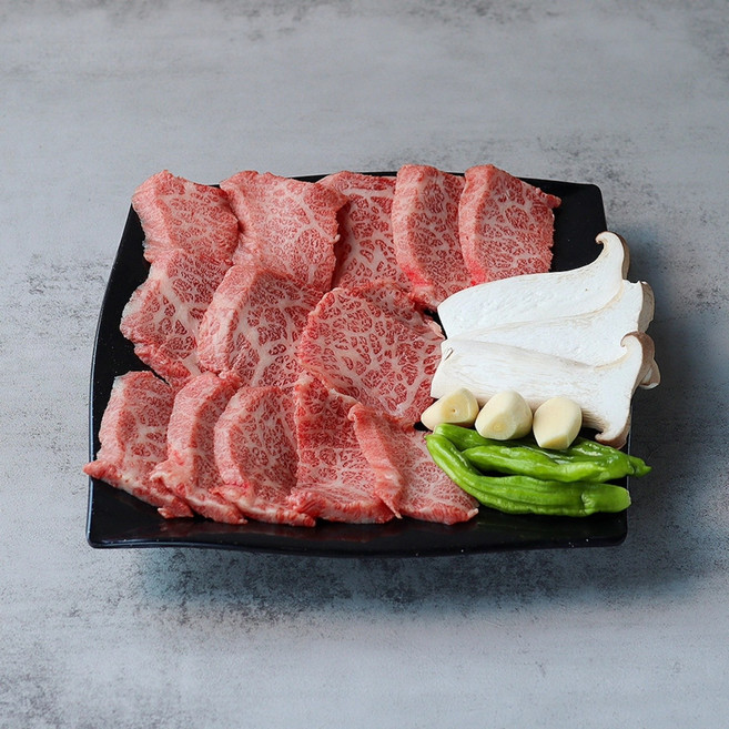 미소한우 한우 살치살 본살 구이용 1+등급 300g 1개, 1+ 한우 살치살 (300g)