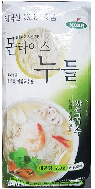 코만푸드 [코만푸드] 누들쌀국수 (MF 250g) X 24