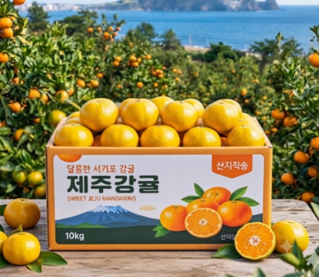 [엄격선별] 산지직송 고당도 제주감귤, 1박스, 10kg