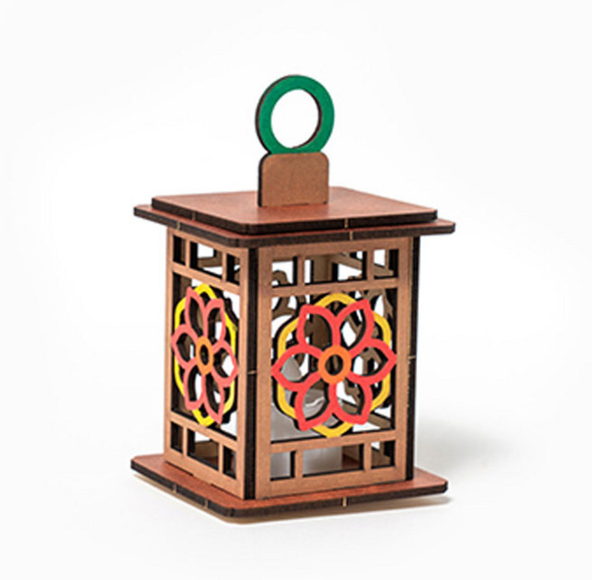 [ABC문구]민화샵 전통 문양 등만들기 1세트 전통공예 전통등만들기, 연꽃