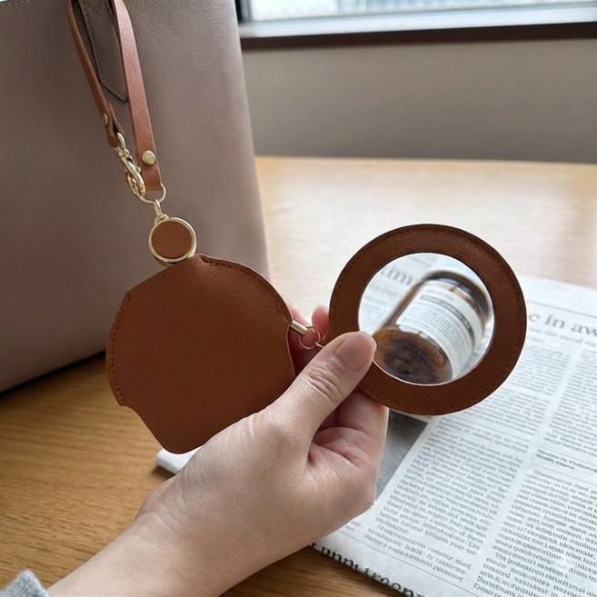 옴니스 일본판매 고급 루페 돋보기 확대경 선물용 키링, 1개, 그린