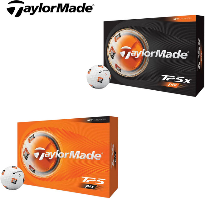[정품] 26년형 테일러메이드 TP5 TP5x pix 화이트 골프공 12구세트 포장 선물, TP5 pix 12구세트
