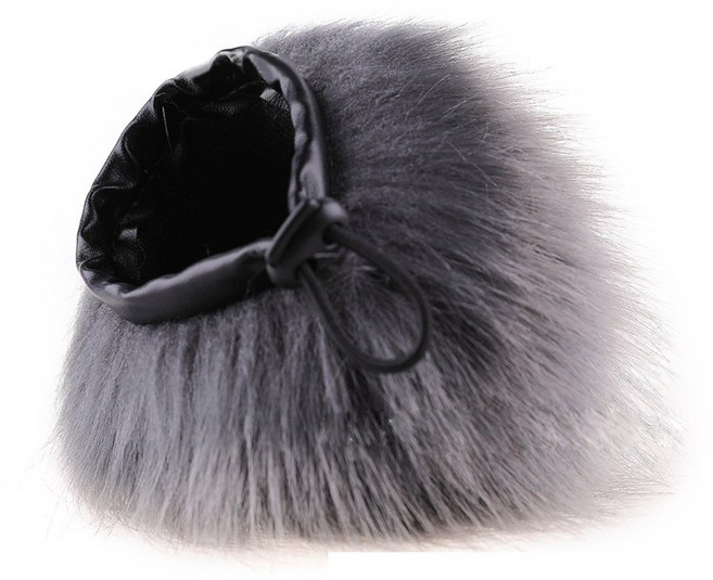 죽은 고양이 마이크 앞 유리 모피 방풍 머프 윈드 스크린 커버 줌 H1N 핸디 레코더 WindShield, B, 1개