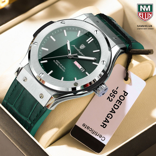 스미스[당일출고] POEDAGAR-952 남성용 정장/캐쥬얼/심플한 명품디자인/사파이야 그라스/특수금장/생활용방수[A/S] Quartz(Japan) Watch선물용고급박스