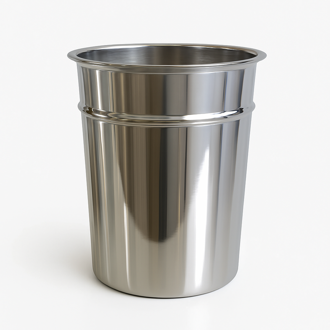 쥬띠크 스텐 설거지통 수저통 수저불림통, 실버, 1개