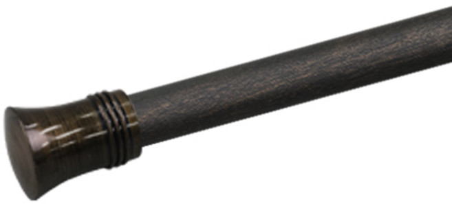 한국레일갤럭시 25mm 오로라 커튼봉 커텐봉, 흑동