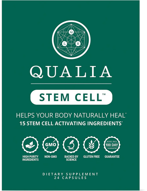 Qualia 幹細胞膠囊, 1個, 24錠