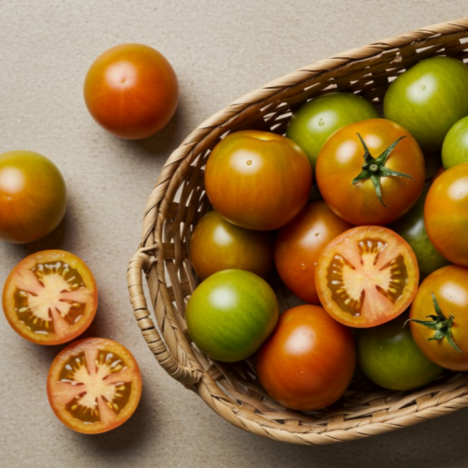 [만월상회] 고당도 부산 짭짤이 토마토 로얄과 대저토마토, 1박스, 1kg(로얄과 S-3S)