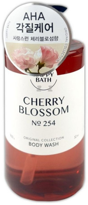바디워시 체리블로섬 해피바스 910g 바디클렌저 샤워 dhy*29279ez, 1
