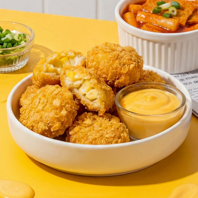 산들네이처 통콘너겟 냉동 옥수수 튀김 1kg, 1개