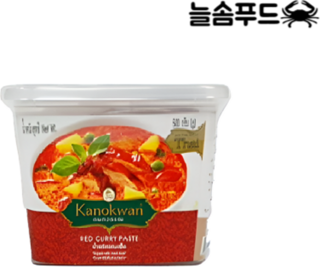 카녹완 레드 커리 페이스트, 500g, 1개