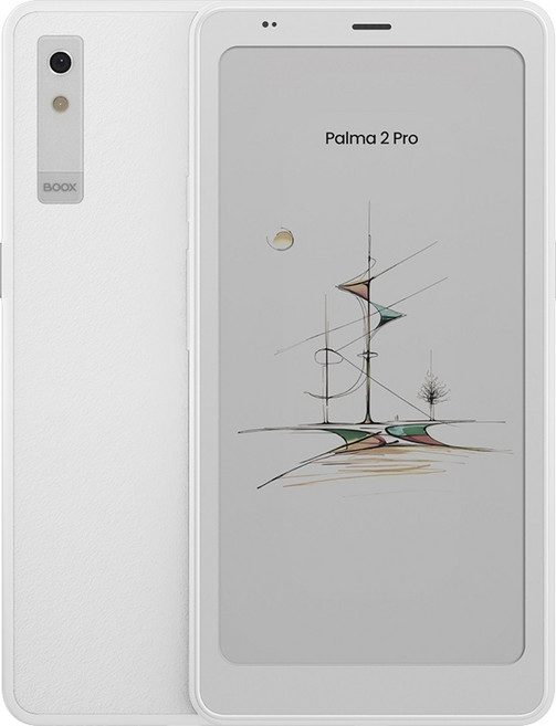 BOOX Palma 2 Pro 電子閱讀器 6.13吋 Kaleido 3 彩色電子紙 8GB RAM 128GB ROM, White, 1個