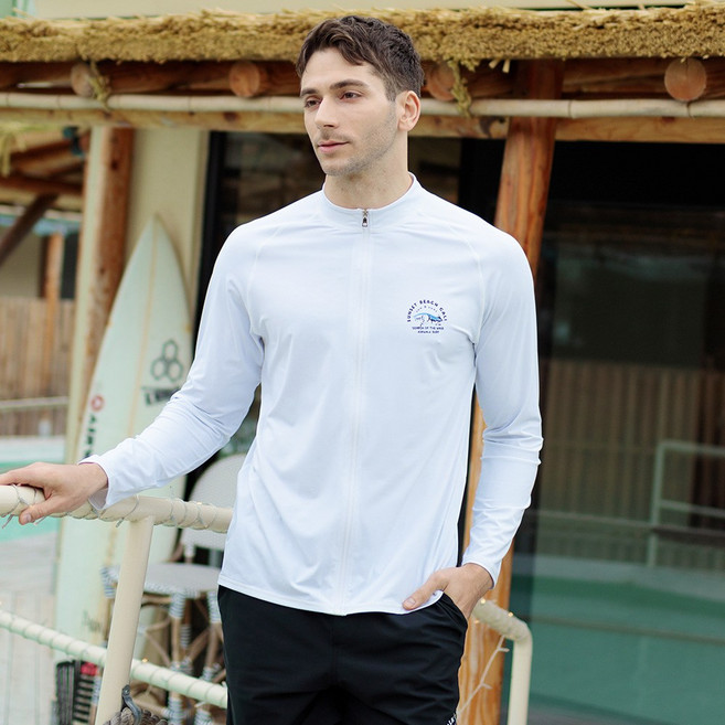 에어워크서프 남성래쉬가드 집업 YAWe5080