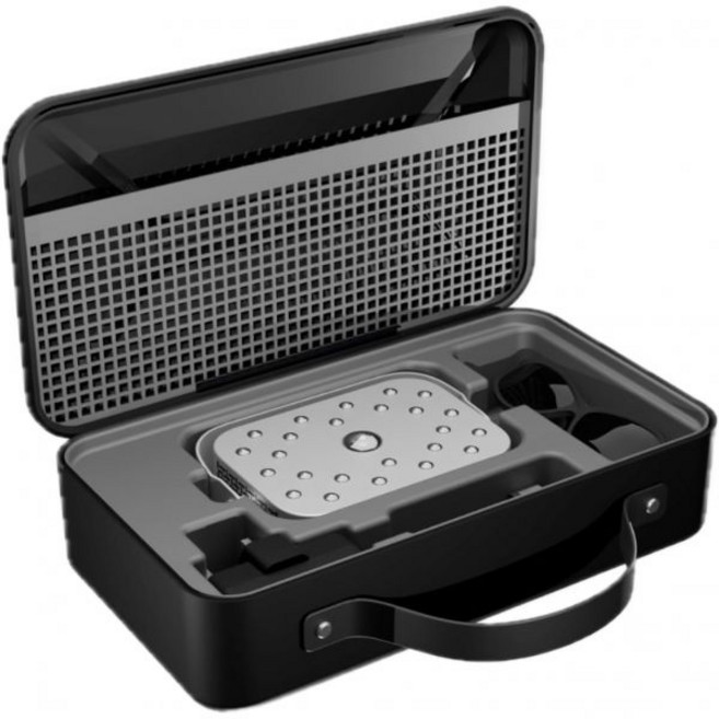 EMR-TEK 파이어웨이브 | 얼굴 및 바디용 레드 라이트 테라피 적색광(630nm~670nm) 근적외선(830nm) 혼합 가정에서 간편하게 사용할 수 있는 LED 램프로 피, Firefly (Black)