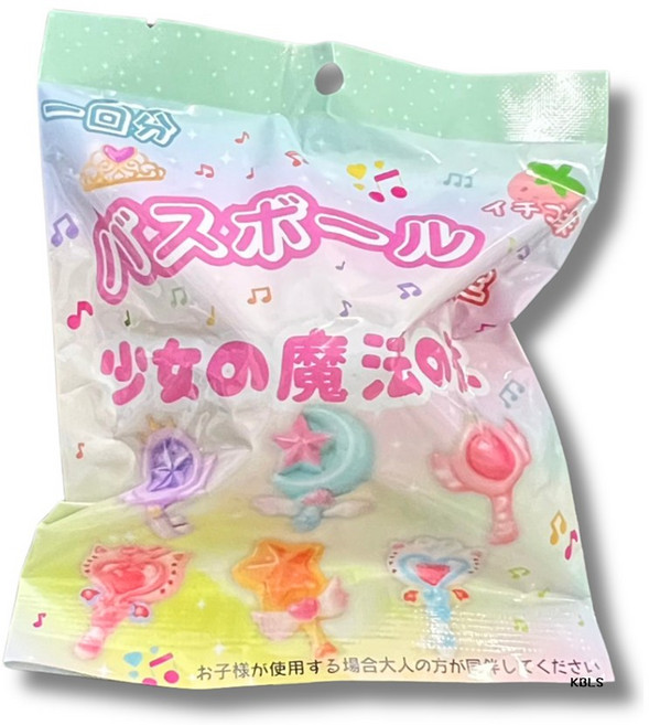 KBLS 魔法少女變身棒入浴球 兒童泡澡玩具 夢幻造型 內含驚喜玩具 享受洗澡樂趣, 0509魔法棒(獨家款), 1個