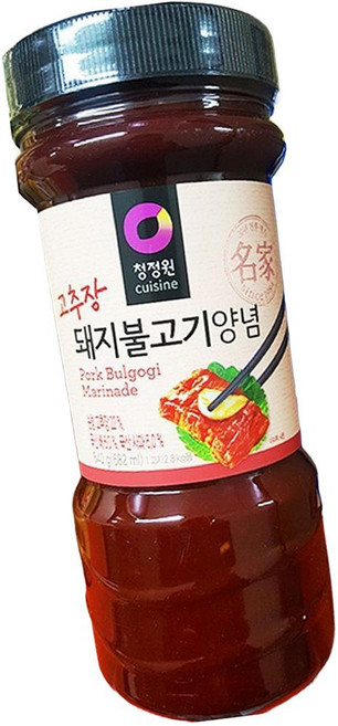 대상 돼지 불고기 양념 840g 12개 불고기소스, 1개