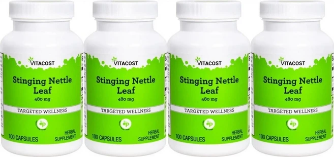 비타코스트 쏘는 쐐기풀 잎 480mg, 100정, 4개 - 쿠팡