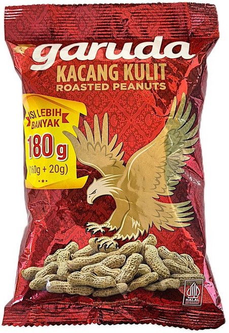 인도네시아 가루다 까장쿨릿 볶은 땅콩 180g, 1개, 245g